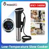 NONE Podofo 1400W Slow Cooker a Bassa Temperatura, Impermeabile IPX7, Controllo Preciso della Temperatura, Macchina per Cottura Accurata con Display Digitale
