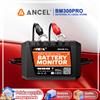 ANCEL BM300 Pro Tester Batteria Auto, Monitor Batteria 6V 12V 24V, Analizzatore Stato Batteria SOC, Test Sistema di Ricarica e Avviamento, iOS Android