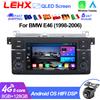 LEHX L6RPO Autoradio con CarPlay Wireless e Android Auto per BMW E46 M3 318/320/325/330/335, Stereo GPS, Autoradio 2 Din, Sistemi Intelligenti Multimediali