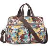 KONO Borsa da donna KONO con motivo floreale, impermeabile, grande capacità, più tasche, borsa a tracolla versatile