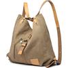 KONO Borsa in tela 3-in-1 da donna, zaino retrò stile nomade di grande capacità per ufficio e tutti i giorni