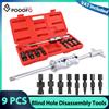 NONE Podofo Set di 9 Attrezzi per Smontaggio, Kit di Riparazione Auto, Estrattore per Cuscinetti Interni 8-32mm, Martello Scorrevole per Fori Ciechi