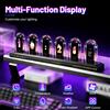 aiopp Orologio Aiopp RGB Nixie Tube con Schermo IPS a Colori, 3 Modalità di Illuminazione, Tubo Neon a Colori Completi, Display Ora Foto Meteo per Regalo Decorazione Scrivania