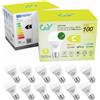 GY Lampadina LED GY E27 9,5W 1521 Lumen ad alta emissione di luce, lampadina a risparmio energetico A60 non dimmerabile, sostituzione per alogene da 100W, 3000K / 4000K / 6500K, confezione da 6 /