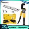 NONE Pinza Crimpatrice Idraulica Podofo 10T 12mm/0,47 Pollici per Cavi da 12 a 2/0 AWG 4/6/10/16/25/35