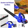 DayPlus Soffiatore per Foglie Senza Fili con Batteria 4.0Ah e Caricabatterie, Soffiatore Elettrico da Giardino 300W - 110 MPH, 220 CFM, Leggero 2.55kg - Per Foglie, Erba, Siepi