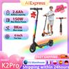 Monopattino Elettrico per Bambini 6-12 Anni, E-Scooter 150W, Giocattolo da Guidare, Ruote da 6.5 Pollici, K2Pro, 3 Velocità, Luce LED, Regolabile