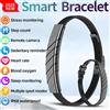 LIGE Braccialetto intelligente LIGE senza schermo, monitor della frequenza cardiaca, orologi intelligenti impermeabili, smartwatch sportivo per adulti, per Android iOS
