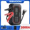 BSMOOM Avviatore di Emergenza per Auto 4-in-1 da 3000A 12V, Capacità Batteria 21800mAh, Gonfiatore Pneumatici Wireless 150PSI, Compressore d'Aria, Batteria Portatile, Avviatore di Emergenza, Ricarica Rapida