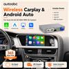 AUTOABC Kit di retrofit AUTOABC Wireless CarPlay Android Auto per sistema Audi MMI 3G A4 B8 A5 Q5 S5 2010-2016 con MirrorLink AirPlay BT GPS Decoder Box