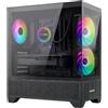 NONE Keydo PC Gaming Fisso Desktop Ryzen 7 5700X | RX 7600 8GB | 32GB DDR4 | SSD 1TB NVMe | Raffreddamento a Liquido ARGB 120mm | Windows 11 Pro | Computer Gaming ARGB - SK-7