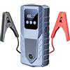 LIVIROKU Avviatore d'Emergenza per Auto con Power Bank 2000A/3000A 12V, Caricabatterie Portatile per Motori a Benzina e Diesel, Dispositivo di Avviamento di Emergenza