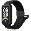 Lbiaodai Cinturino Magnetico + Custodia per Xiaomi Smart Mi Band 9/8, Accessori Sportivi, Braccialetto Intrecciato + Cover, Cinturino Redmi Band 3 2