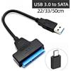 MissionFit Cavo USB 3.0 a SATA per HDD/SSD da 2,5 pollici, Adattatore SATA a USB, Cavo 22 Pin 7+15 per HDD/SSD, Alta Velocità 5 Gbps, Supporto UASP