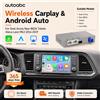 AUTOABC Wireless CarPlay Android Auto per VW Volkswagen, Seat Mk3, Golf 7, Polo, Passat B8, Skoda Octavia 3, Touran, con MIB1/MIB2, MirrorLink, Bluetooth, interfaccia GPS, modello box