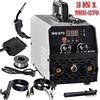 Vremota Saldatrice 3 in 1 MIG MMA TIG MIG-270 20-250A con display digitale a LED, saldatrice elettrica portatile mini.
