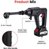 MUDIRO M-CW3 Idropulitrice Senza Fili 4.0Ah 200Bar 3500W con Ugello Multifunzione 6-in-1 per Pulizia Auto