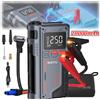 Vremota Avviatore di Emergenza 4 in 1 per Auto con Compressore d'Aria da 150 PSI, Caricabatterie Portatile da 20000 mAh, Dispositivo di Avviamento Potente da 1000A per Batteria Auto