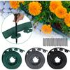 NONE Bordatura Flessibile in Plastica per Giardino con Picchetti di Fissaggio, Recinzione per Aiuole, Striscia Bordura per Giardino