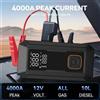 LIVIROKU Avviatore di Emergenza 4-in-1 per Auto con Compressore d'Aria 4000A, Booster Batteria Auto e Gonfiatore Pneumatici 150PSI