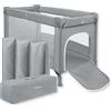 Moby-System Culla da viaggio pieghevole per bambini Moby-System Happy Traveller BASIC con materasso e borsa per il trasporto
