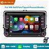 gearelec Autoradio da 7" con CarPlay/Android Auto per VW Volkswagen Golf, Polo, Tiguan, Passat; BT, Wi‑Fi, USB, GPS; Lettore multimediale per auto 2-DIN