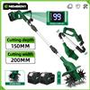 Yofidra NEWBENY 200MM Rasaerba Elettrico a Doppia Lama, Motozappa Senza Fili, Coltivatore, Attrezzo da Giardino Compatibile con Batteria Makita 21V