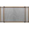 NONE Zanzariera Fissa Estensibile per Finestra | Regolabile da 50 a 92 cm | Altezza 40 cm | Disponibile in Bianco o Bronzo | Nessuna Installazione (Posizionamento in 30 Secondi) | Trasmissione della Luce