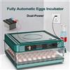 zollor Incubatrice per 15/30/48 Uova a Doppia Alimentazione con Aggiunta Automatica dell'Acqua e Rotazione delle Uova, Completamente Automatica con Illuminatore per Uova, per la Schiusa di Polli, Anatre e
