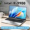 NONE Nuovo Arrivo: Laptop Portatile Intel Core I9 9900, 16Gb Ram, 512Gb/1Tb/2Tb SSD, Windows 11 Pro, Schermo 15.6 Pollici, Computer da Gaming, PC Desktop, Notebook I9【Garanzia 3 Anni】