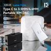 KBEAR Amplificatore per auricolari KBEAR Luma TC06 DAC, DAC USB-C a 3,5 mm e 4,4 mm, 384kHz/32bit, regolazione PEQ, controllo in linea, spedizione entro 24 ore / Magazzino locale
