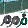 NONE Strisce per Recinzione in PVC per Recinzioni a Doppia Rete Metallica - Schermo Opaco per Recinzione, Nastro Privacy in PVC con Clip per Giardino, Balcone e Terrazza