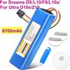 CITYORK Batteria di Ricambio da 6700mAh per Dreame D9 L10 F9 L10s Ultra D10s Z10 W10 Pro Plus S10 X10 X20 P2008-4S2P-MMBK 14.4V Li-ion, Accessori per Aspirapolvere