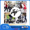 Warmom Passeggino Universale Regolabile con Schienale Comfort e Sedile Rimovibile, 360 ° Pedana Girevole Antiscivolo per Bambini, Design Sospeso, Pedana Ausiliaria per Passeggino, Adatta alla Maggior Parte