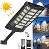 NONE Lampada Solare LED Super Luminosa da Esterno con Sensore di Movimento, Induzione Umana, Impermeabile, per Giardino e Garage
