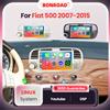 BONROAD Per Fiat 500 500C 2007-2015 Autoradio da 7 Pollici con Carplay Wireless, Android Auto, Touch Screen, RDS, DSP, MirrorLink, BT