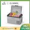 Alpicool Frigorifero Portatile Alpicool CL 28L 37L 45L, Compressore 12V, Mini Frigo Congelatore 12/24V DC 100-240V AC per Campeggio e Viaggi