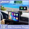 Jansite Schermo Carplay da 10 pollici Radio Lettore multimediale Wireless Android Auto Airplay Mirror-link Navigazione GPS Audio Ai Voice Bluetooth Con staffa