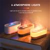 sejoy Diffusore di aromi e umidificatore 2-in-1 con effetto fiamma - Diffusore di fragranze a ultrasuoni da 300 ml con lampada a fiamma, timer e funzione umidificatore silenziosa per oli essenziali, ideale