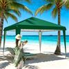 Gazebo Pieghevole Pop-Up 3x3m per Esterni, Tenda Impermeabile 420D con Protezione UV, Regolabile a 3 Livelli di Altezza per Giardino, Spiaggia, Mercato