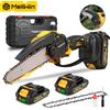 MELLWIN Sega a Catena Elettrica Senza Fili da 6 Pollici, Mini Sega da Giardino Portatile per Potatura, Utensile da Taglio per Lavorazione del Legno Compatibile con Batteria Makita 18V