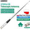 NONE Antenna CB Telescopica Portatile ABBREE 27Mhz con 20W Pieghevole 2.15dBi per Radio CB Cobra Midland Uniden Maxon President Anytone Bajeton Radtel