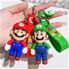 Bandai Portachiavi Serie Mario Bros, Bambole Super Carine, Decorazioni per Borse e Auto, Piccoli Accessori Anime per Bambini, Ottimi Regali
