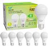 GY Lampadina LED A60 E27 8W, 1521LM a risparmio energetico, sostituisce la lampada ES da 100W, 360° ° Angolo di illuminazione, non dimmerabile, classe energetica B, confezione da 6