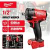 Milwaukee Avvitatore a impulsi Milwaukee 1/2' M18 FUEL Brushless Cordless 650N.m 3500RPM con 3 luci LED, chiave dinamometrica compatta, utensile elettrico
