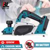 TKKEACE Pialla Elettrica Senza Spazzole Portatile per Legno, 15000 giri/min a Vuoto, con Calibro di Profondità e Soffiatore di Trucioli, Compatibile con Batteria Makita 18V