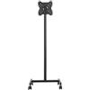 NONE Supporto TV su ruote, per televisori/LED/LCD/OLED da 431,8 a 1397 mm, carrello TV mobile, fino a 20 kg, supporto TV da terra portatile, Max. VESA 200 x 200 mm, per soggiorno, ufficio, esterno