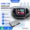 AUTOABC Nuova Interfaccia CarPlay Wireless per Chrysler 300C, Dodge Challenger, Jeep 2014-2019, Decoder di Aggiornamento Android Auto, Supporta Airplay, Navigazione, Bluetooth.