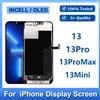 NONE Per iPhone 13 13Pro 13ProMax 13Mini Schermo LCD Incell OLED 3D Touch Display Parti di Ricambio Assemblaggio Digitalizzatore