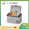 Alpicool Frigorifero Portatile Alpicool CL 28L 37L 45L, Compressore 12V, Mini Frigo Congelatore 12/24V DC 100-240V AC per Campeggio e Viaggi